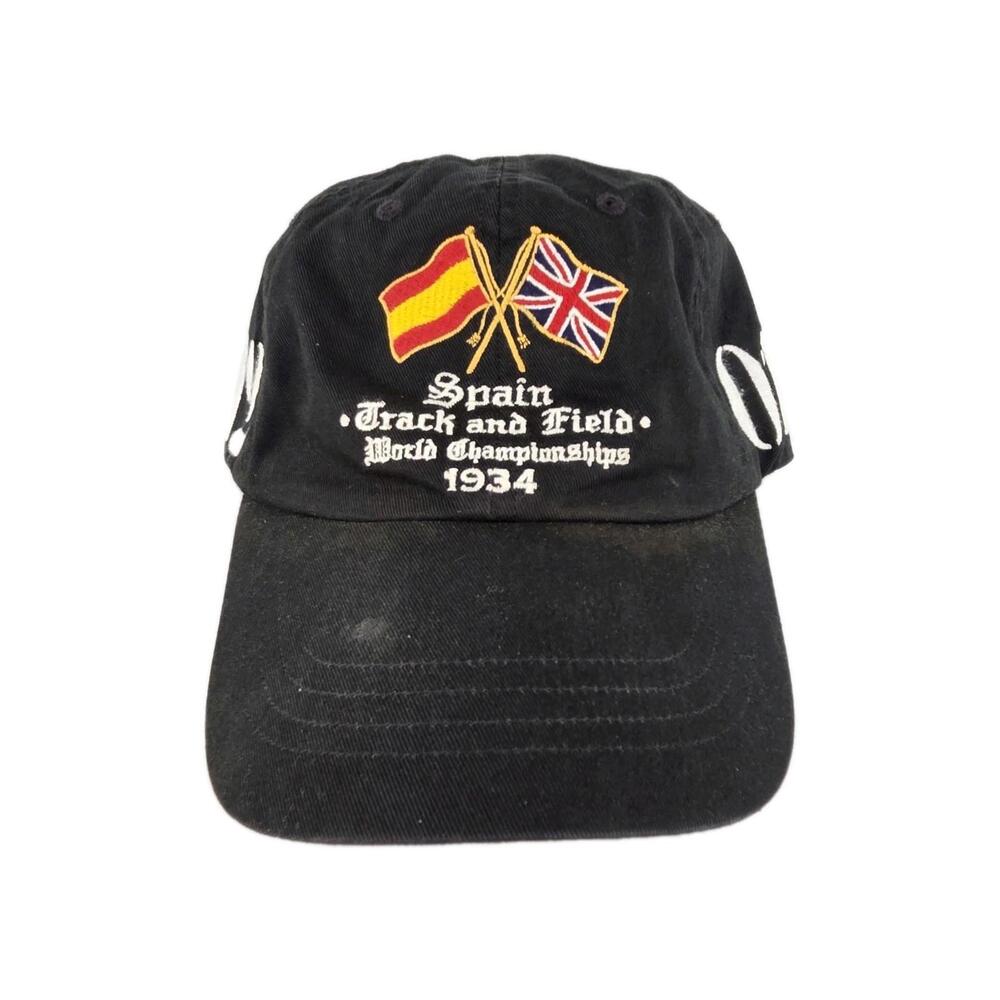 VTG Polo Ralph Lauren Hats Spain Crack And Field World Championships Strap Hats